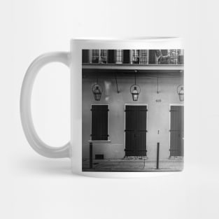 613 Doors And Lights In Black and White Mug